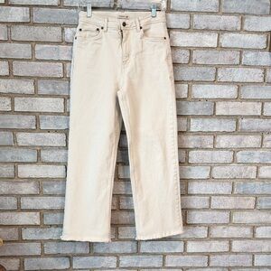 Toad&Co Women's Straight Leg Cream Jeans